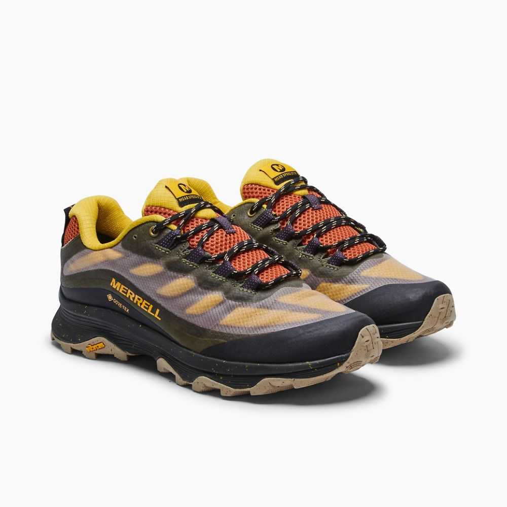 Men's Merrell Moab Speed GORE-TEX® Walking Shoes Multicolor | Israel-6429780