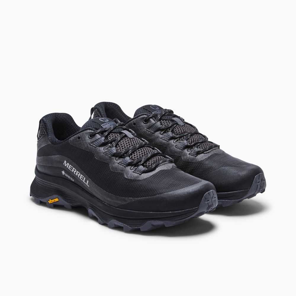 Men's Merrell Moab Speed GORE-TEX® Walking Shoes Black | Israel-861294