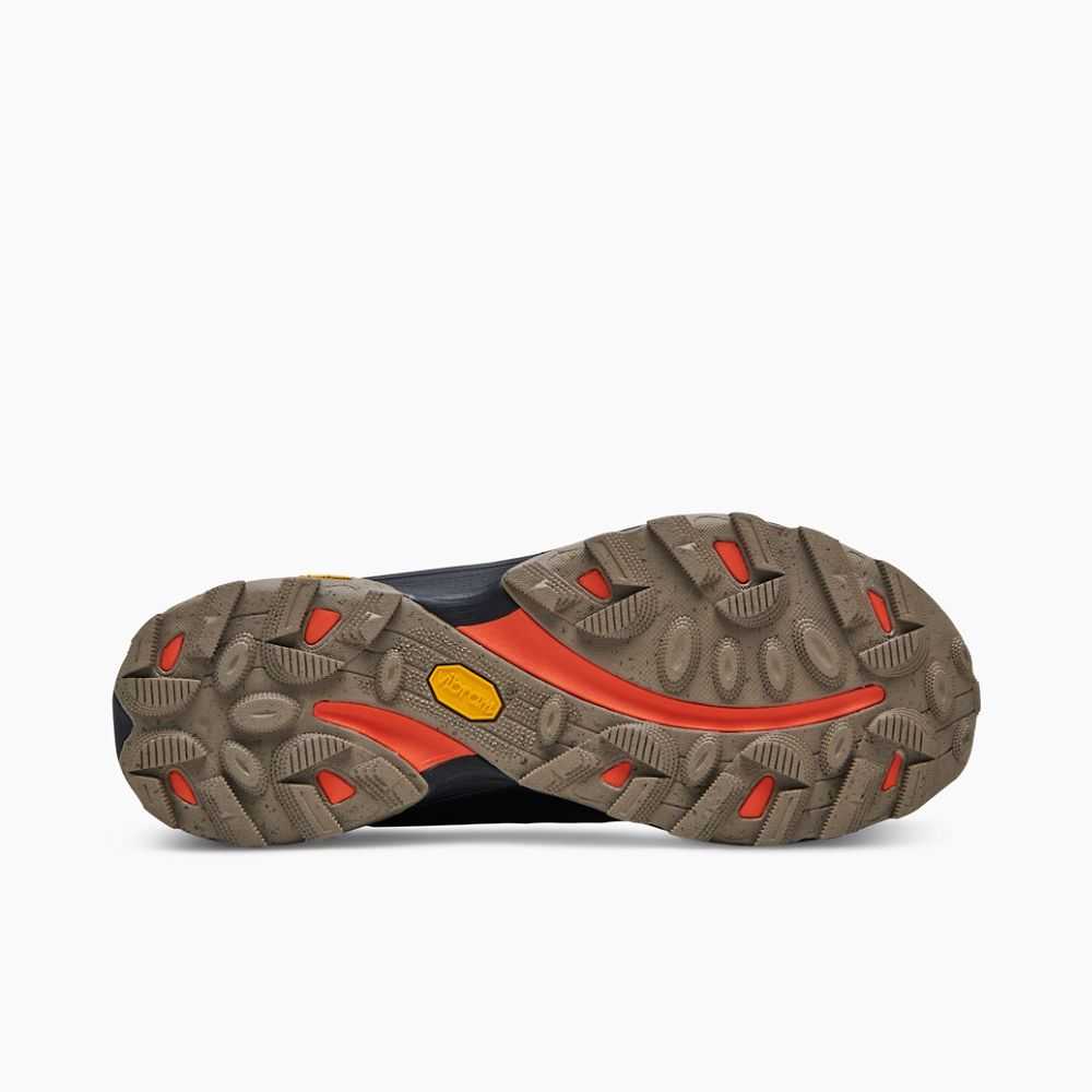 Men's Merrell Moab Speed Wide Width Walking Shoes Grey | Israel-329714