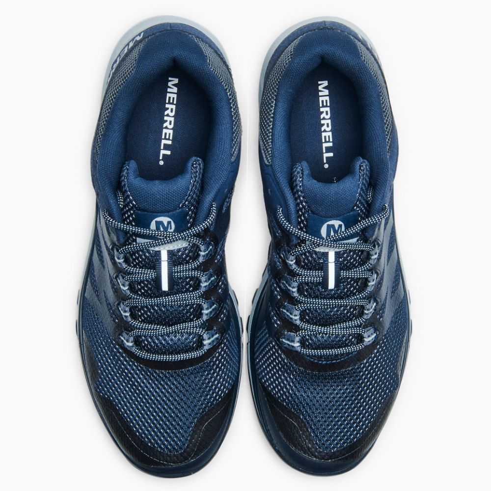 Men's Merrell Nova 2 Eco Dye Trail Running Shoes Navy | Israel-794163