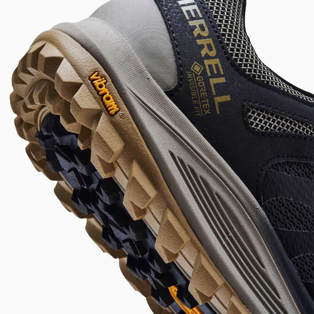 Men's Merrell Nova 2 GORE-TEX® Walking Shoes Olive | Israel-184697