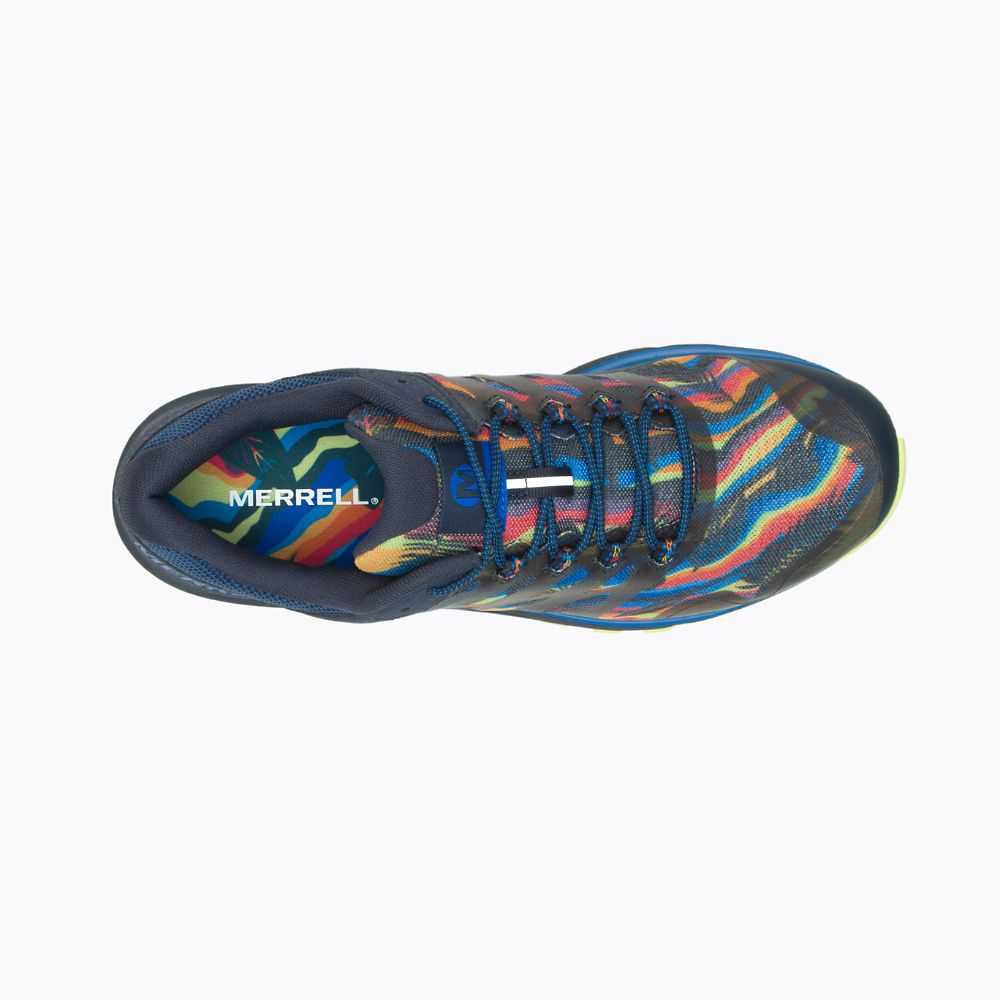 Men's Merrell Nova 2 Rainbow Trail Running Shoes Multicolor | Israel-032194