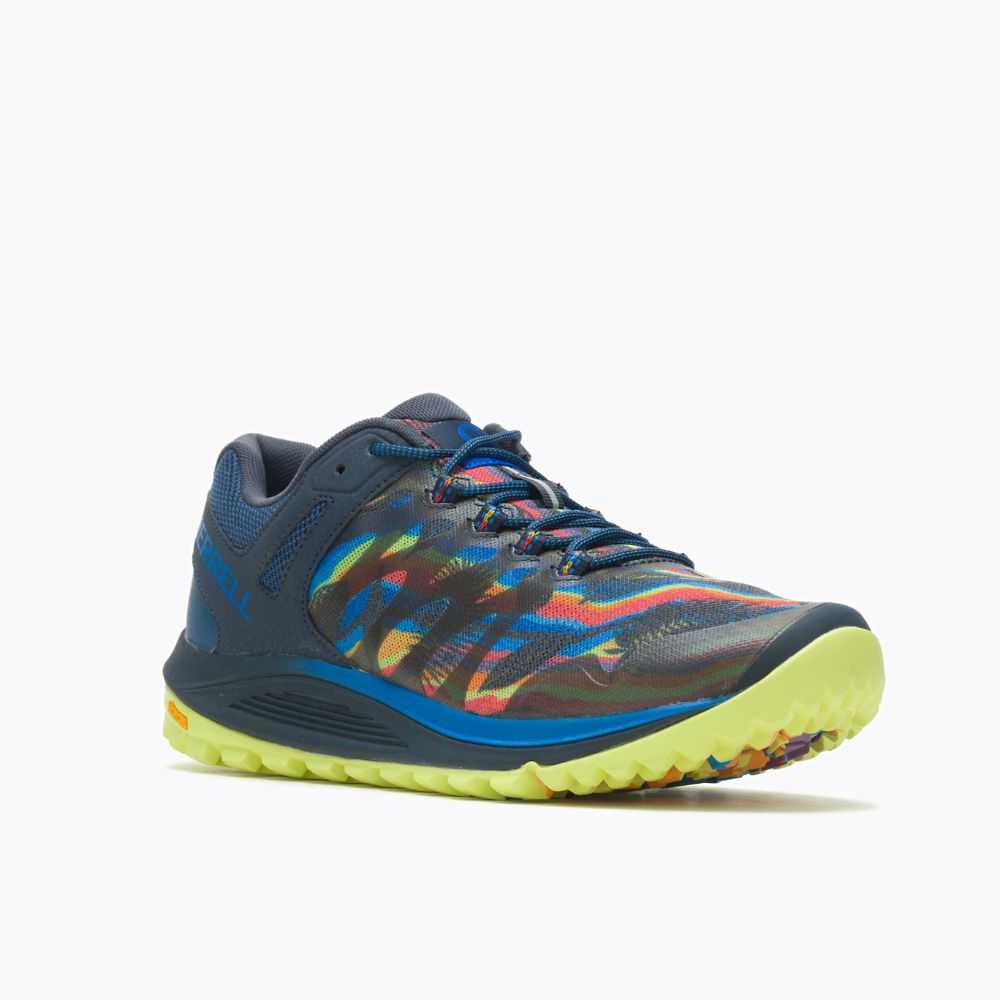 Men's Merrell Nova 2 Rainbow Trail Running Shoes Multicolor | Israel-032194