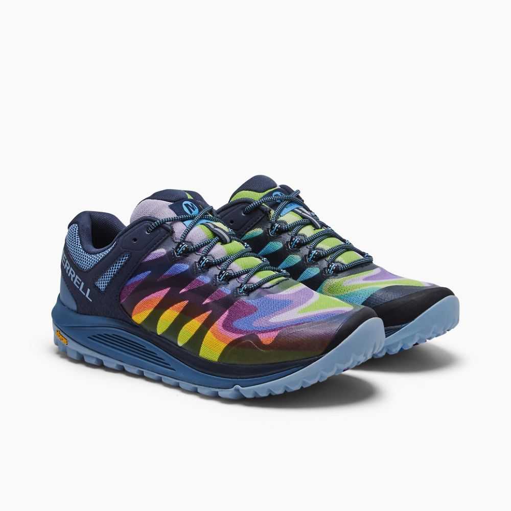 Men's Merrell Nova 2 Rainbow Trail Running Shoes Multicolor | Israel-3290746