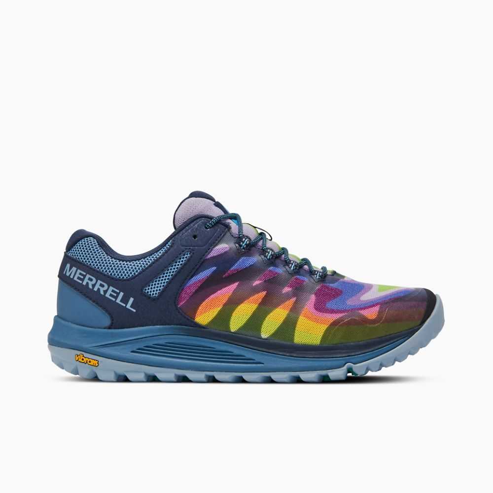 Men\'s Merrell Nova 2 Rainbow Trail Running Shoes Multicolor | Israel-3290746