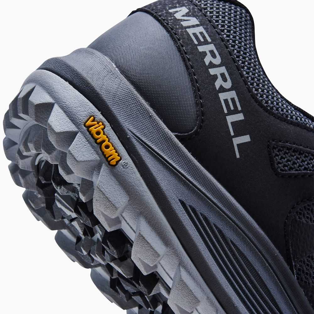 Men's Merrell Nova 2 Wide Width Walking Shoes Black | Israel-294867