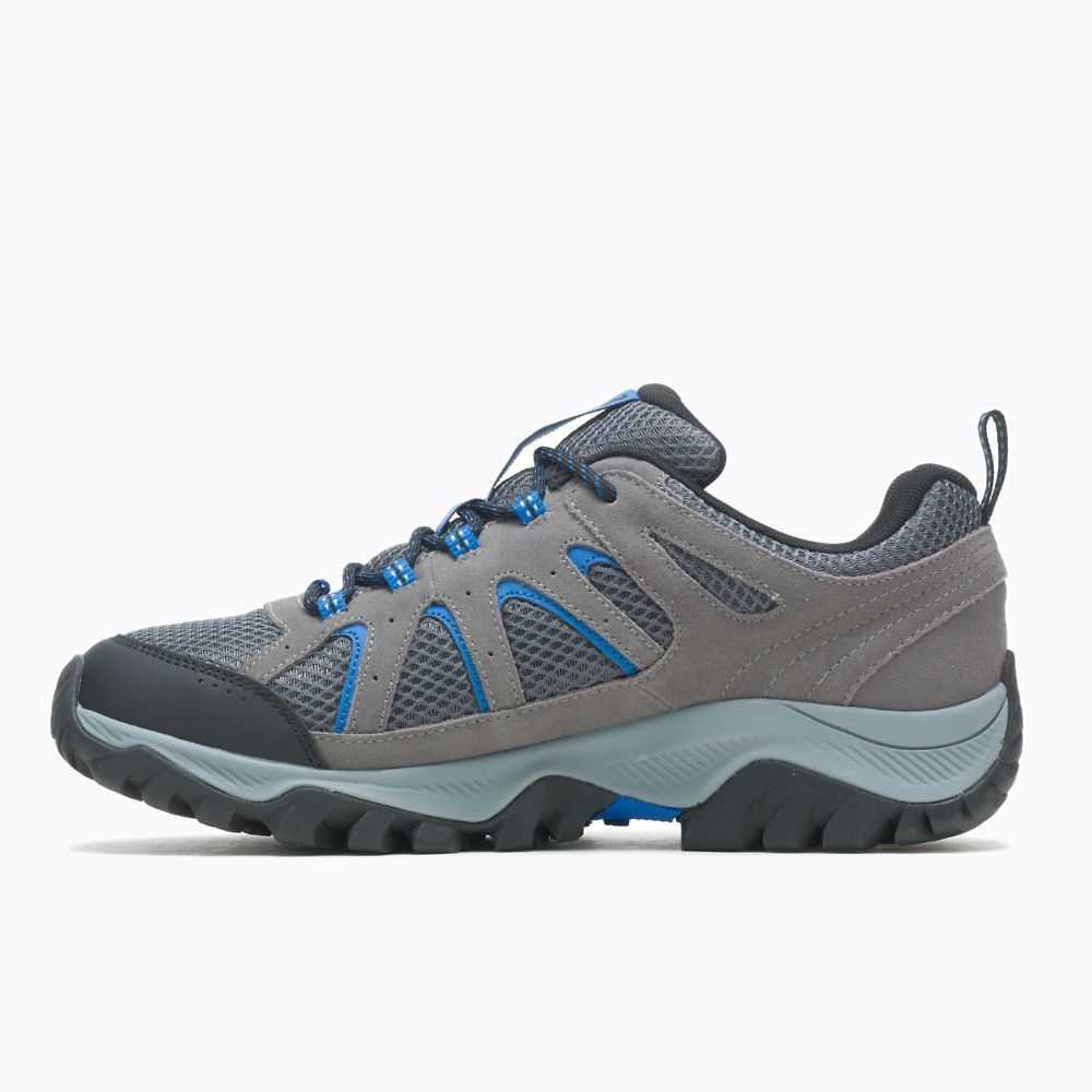 Men's Merrell Oakcreek Hiking Shoes Deep Grey | Israel-938274