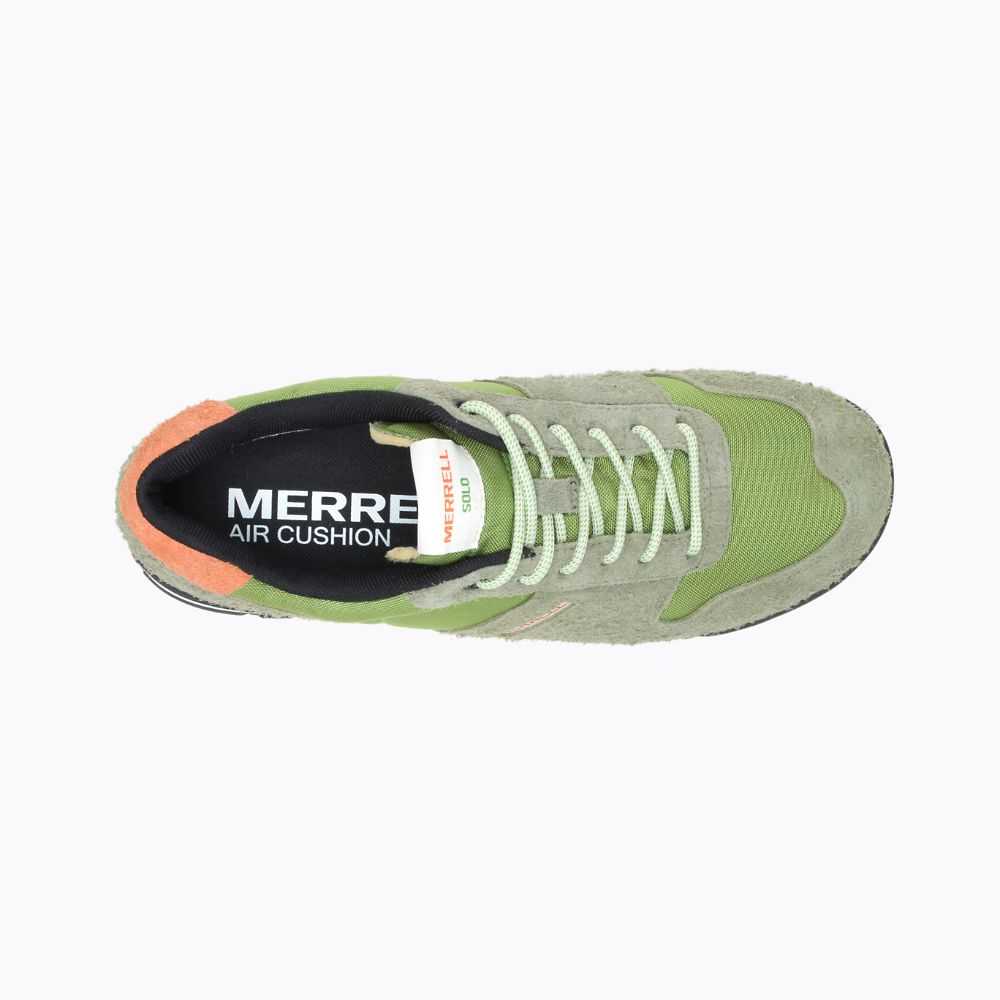 Men's Merrell Solo Luxe 2 Sneakers Dark Green | Israel-486902