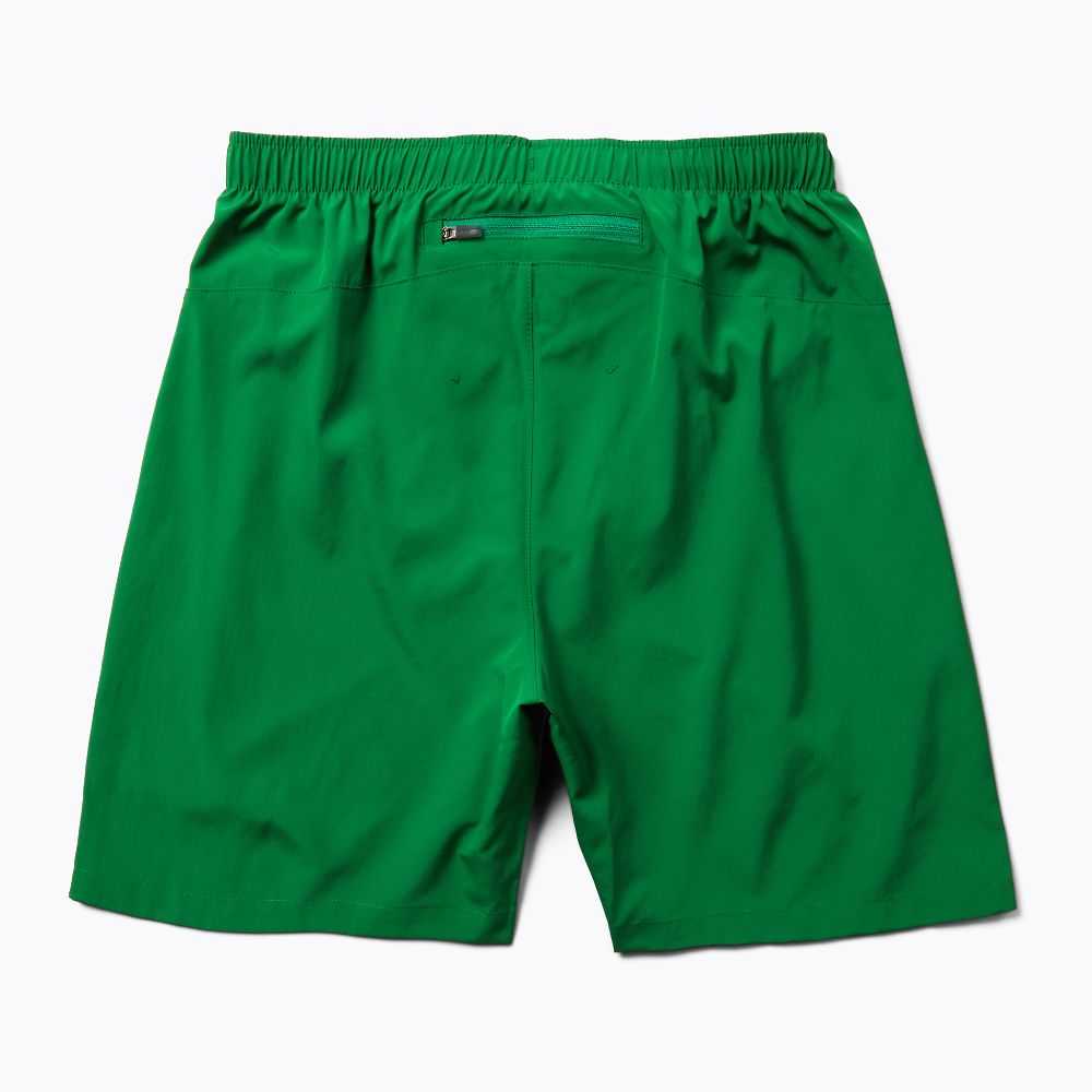 Men's Merrell Terrain Running Shorts Green | Israel-179402