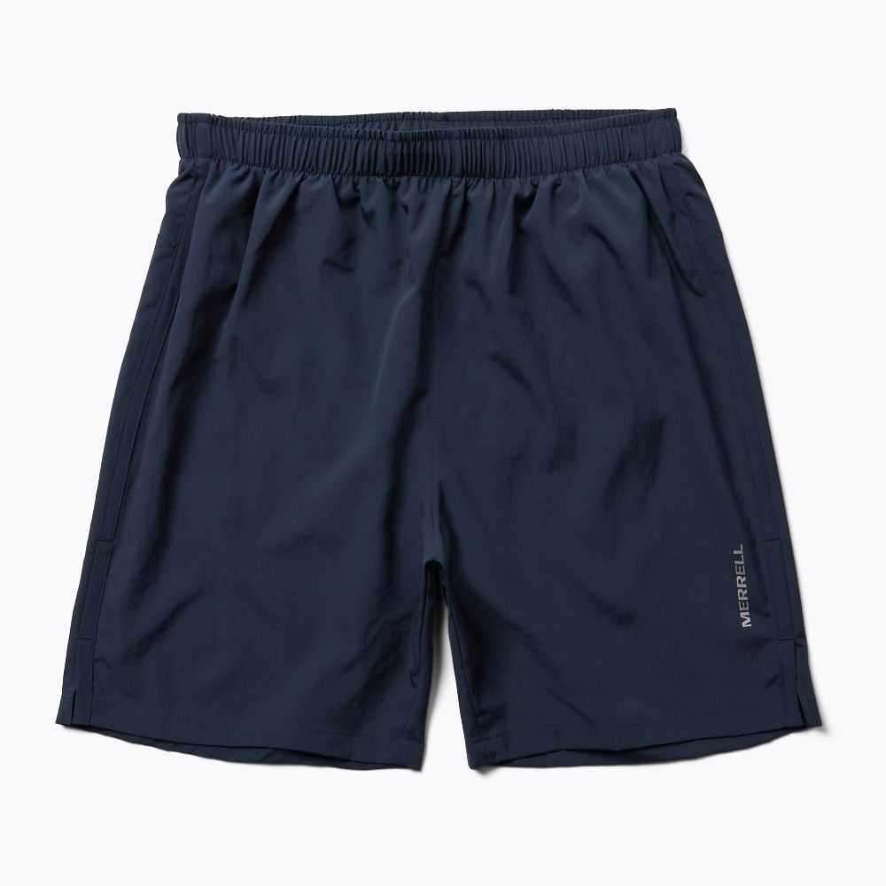 Men\'s Merrell Terrain Running Shorts Navy | Israel-234809