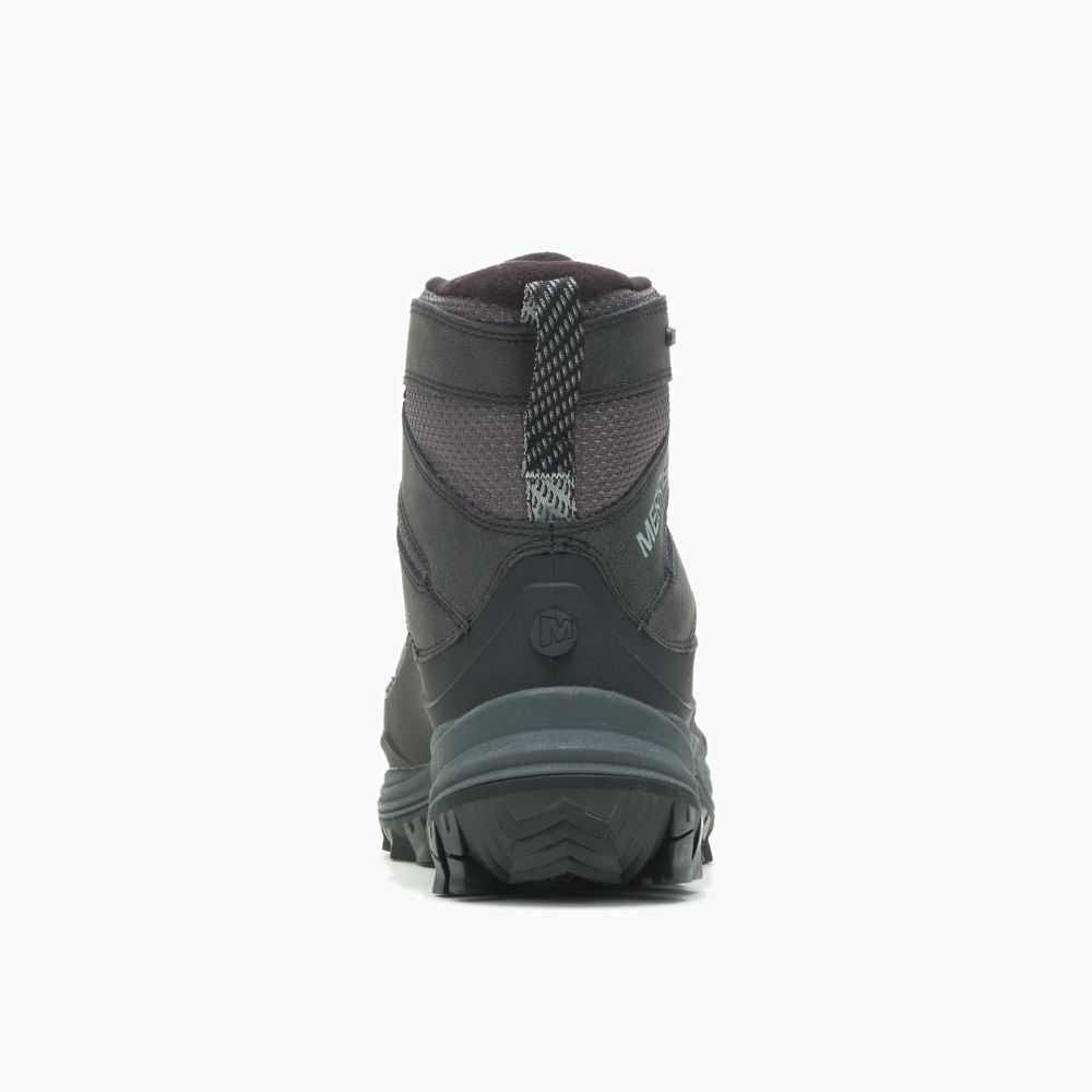 Men's Merrell Thermo Chill Mid Shell Waterproof Winter Boots Black | Israel-043861