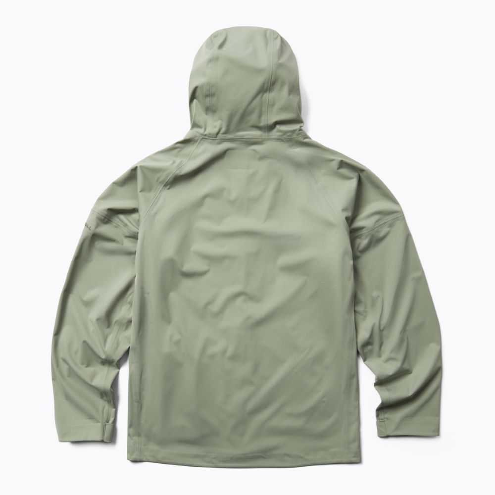 Men's Merrell Whisper Rain Jackets Grey | Israel-2879160