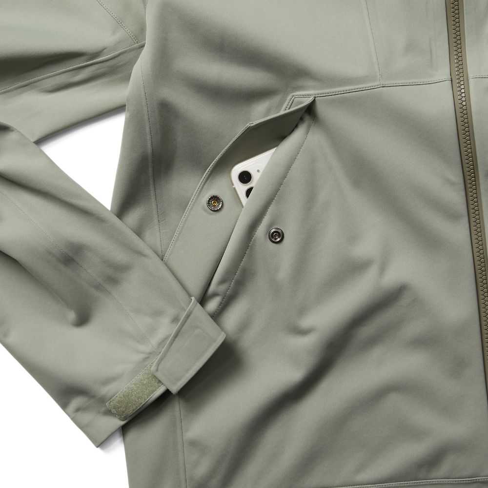 Men's Merrell Whisper Rain Jackets Grey | Israel-2879160