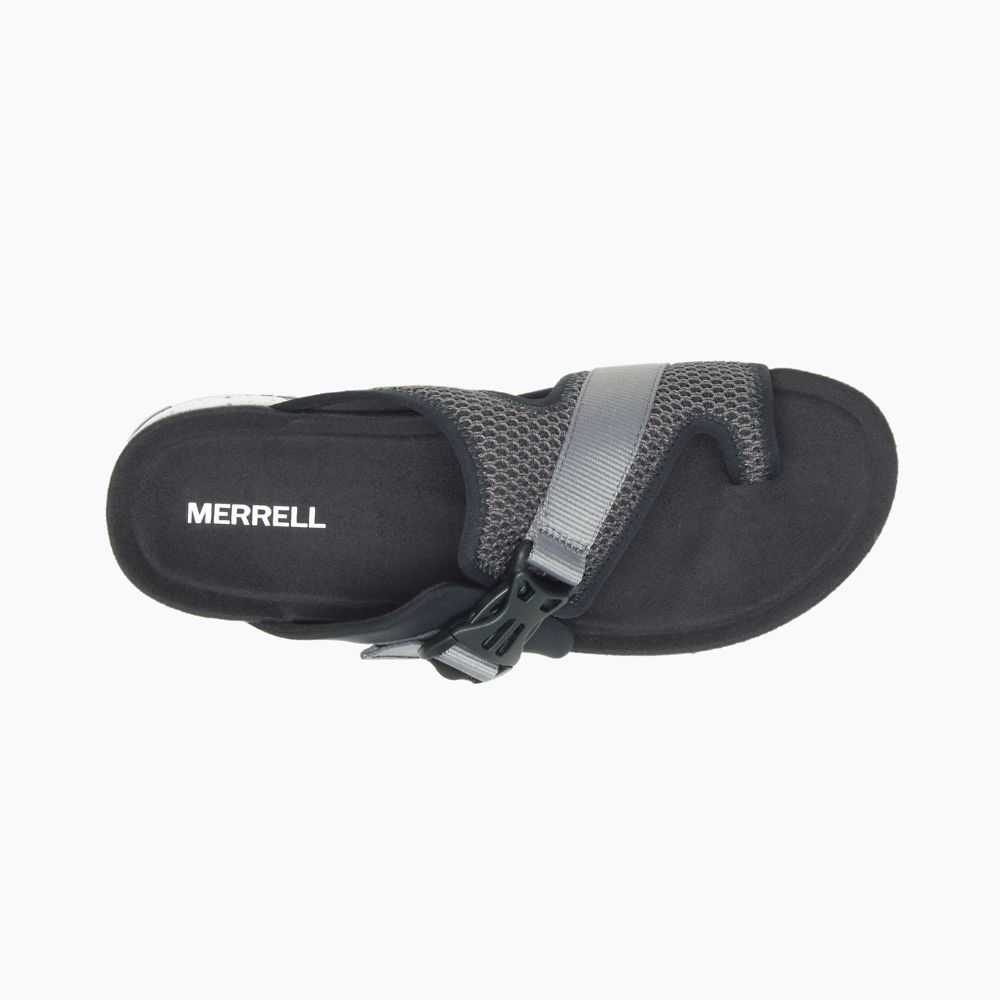 Women's Merrell Alpine Cush Sandals Black | Israel-2396147