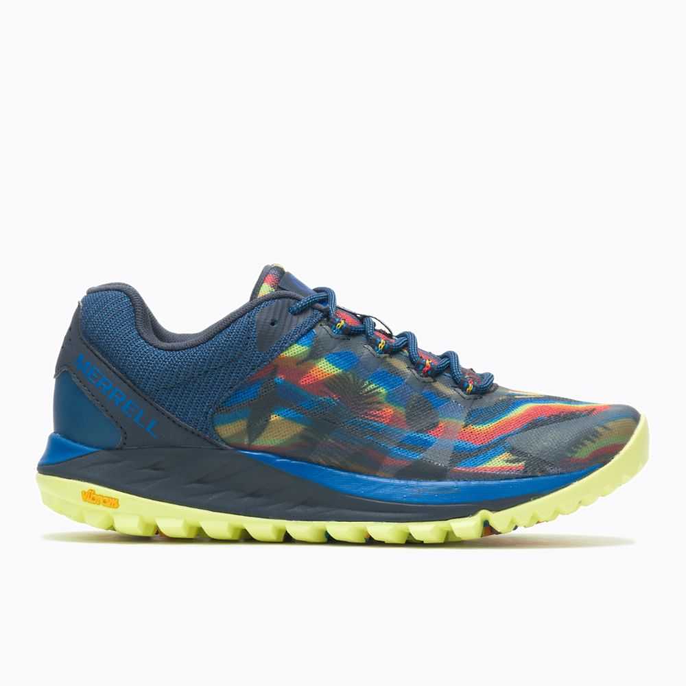 Women\'s Merrell Antora 2 Rainbow Mountain Wide Width Trail Running Shoes Multicolor | Israel-9216734