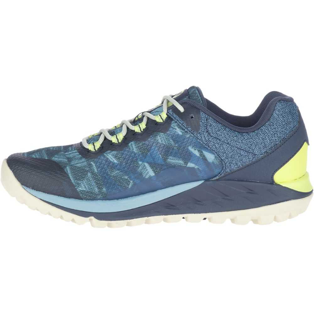 Women's Merrell Antora 2 Trail Running Shoes Light Blue | Israel-603987