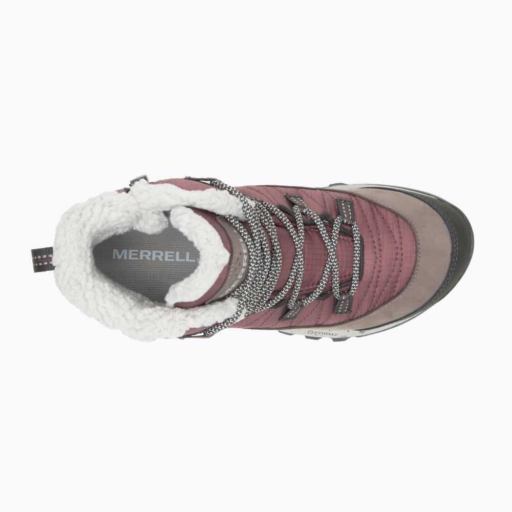 Women's Merrell Antora Sneakers Burgundy | Israel-086497