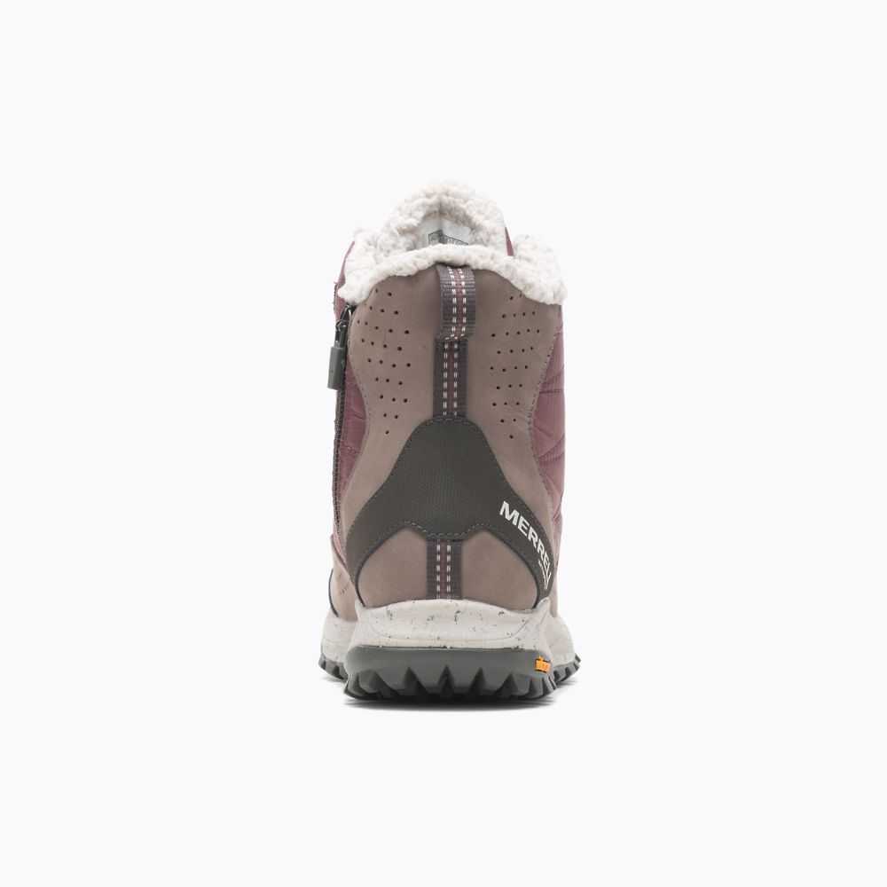 Women's Merrell Antora Sneakers Burgundy | Israel-086497