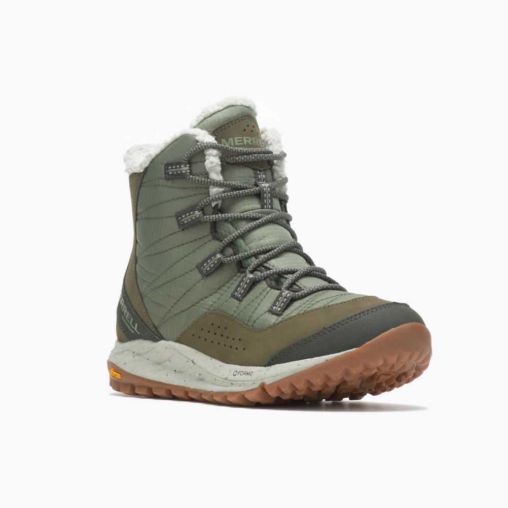 Women's Merrell Antora Sneakers Dark Green | Israel-468091