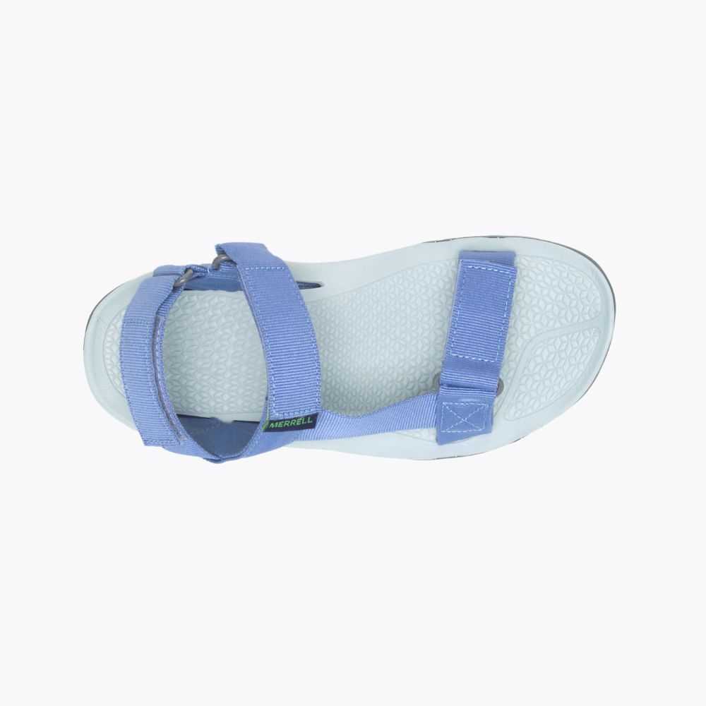 Women's Merrell Breakwater Strap Sandals Wash Grey | Israel-643187