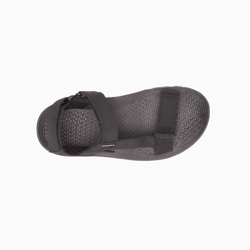 Women's Merrell Breakwater Strap Sandals Black | Israel-721863