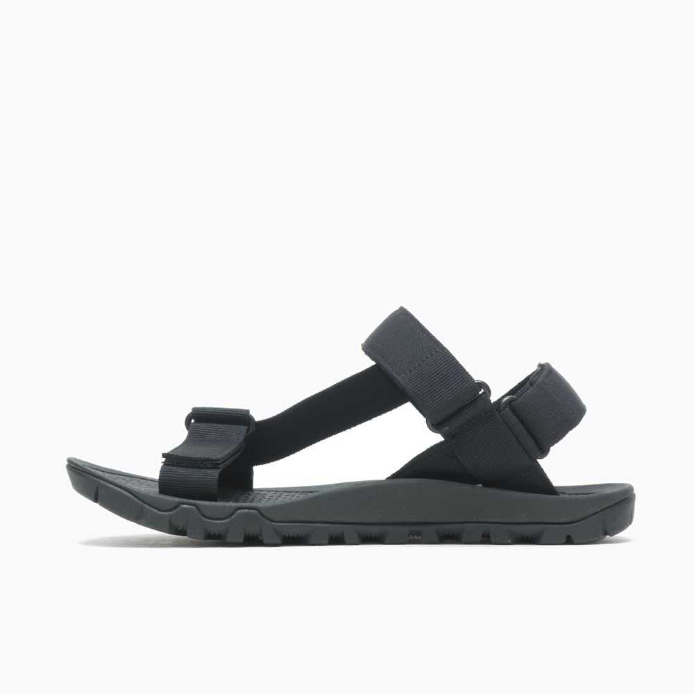 Women's Merrell Breakwater Strap Sandals Black | Israel-721863