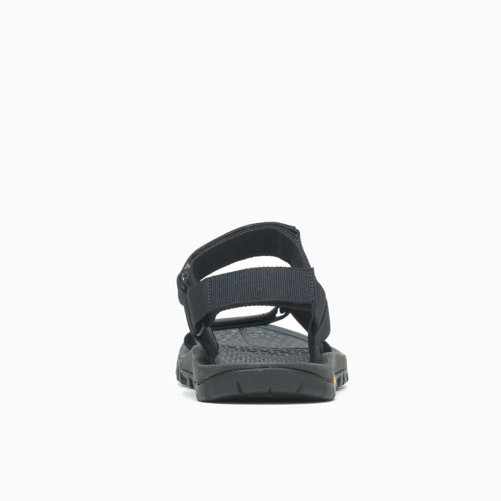 Women's Merrell Breakwater Strap Sandals Black | Israel-721863