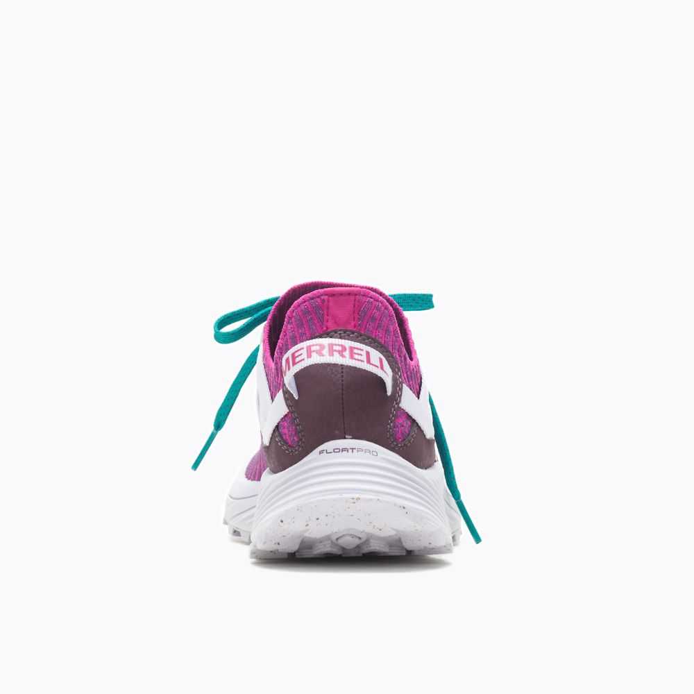 Women's Merrell Embark Lace Sneakers Fuchsia | Israel-827403