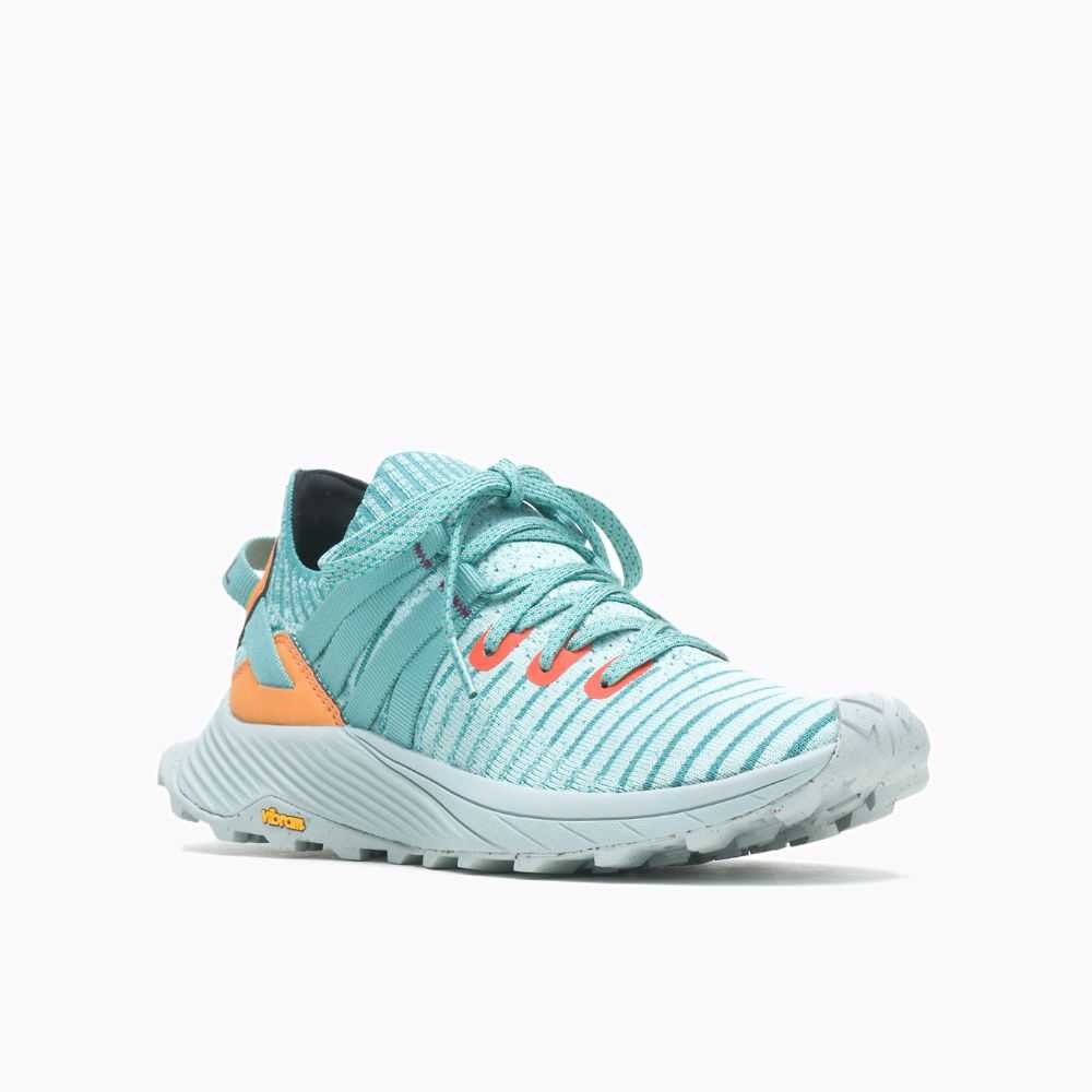 Women's Merrell Embark Lace Wide Width Sneakers Turquoise | Israel-1934708