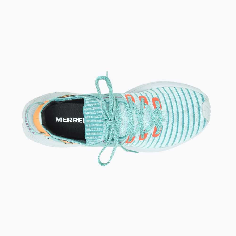 Women's Merrell Embark Lace Wide Width Sneakers Turquoise | Israel-1934708