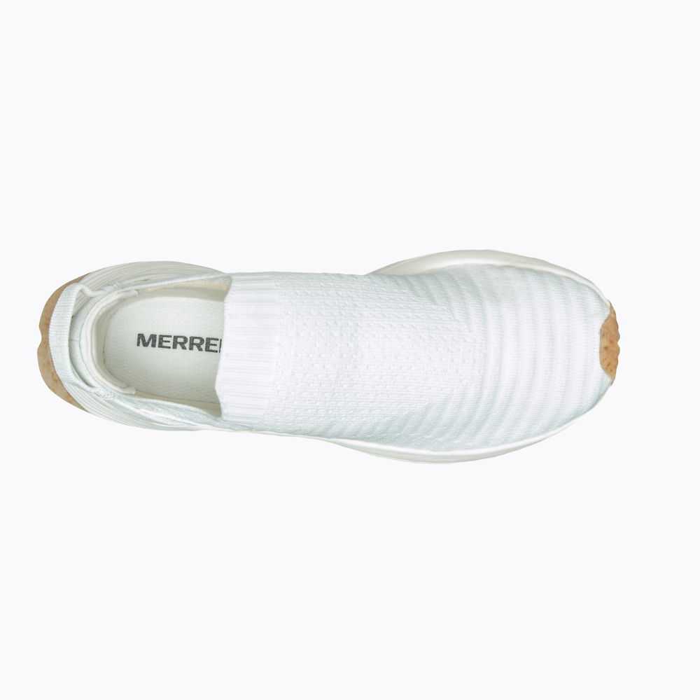 Women's Merrell Embark Moc Sneakers White | Israel-279180