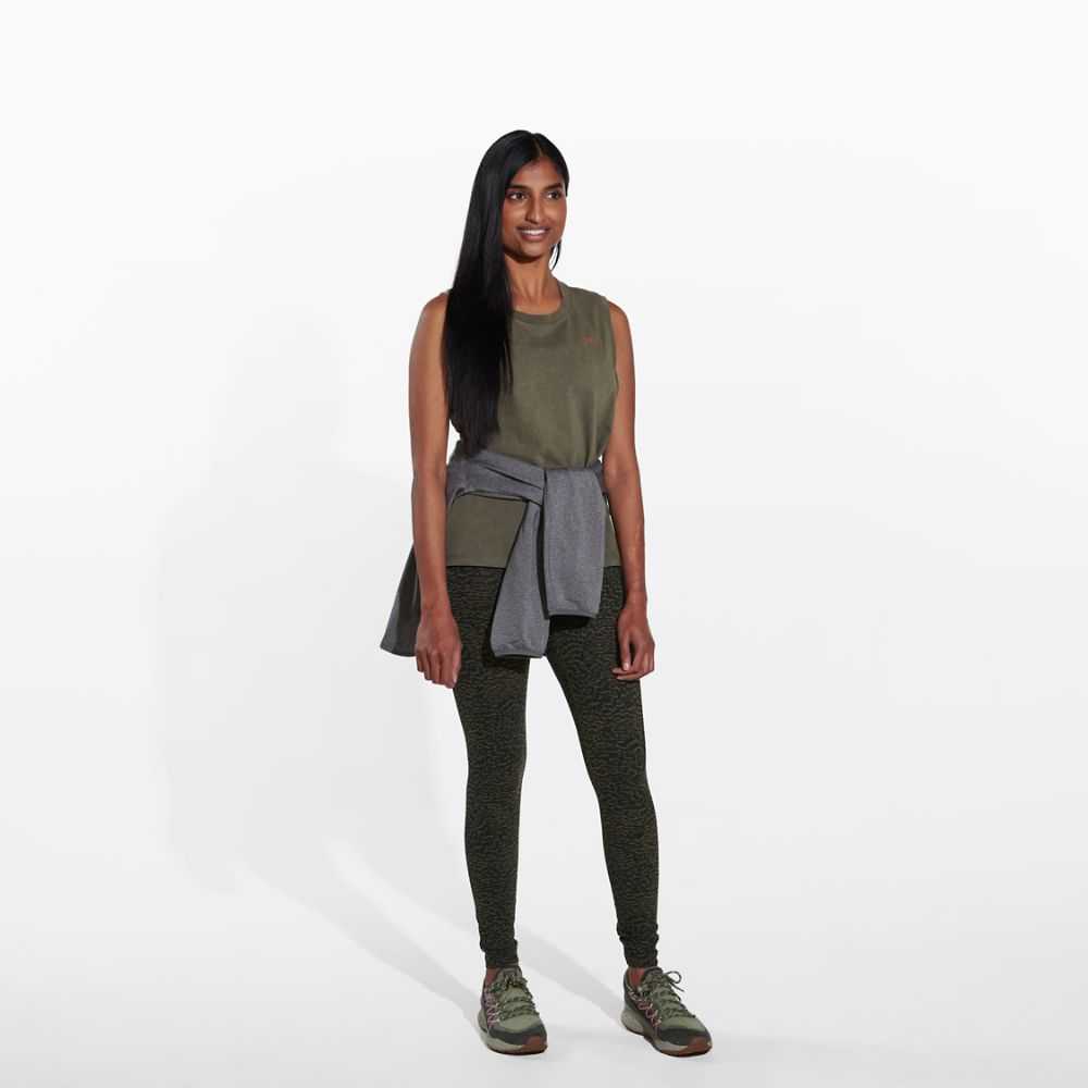 Women's Merrell Ever Move Leggings Olive Camo | Israel-143978