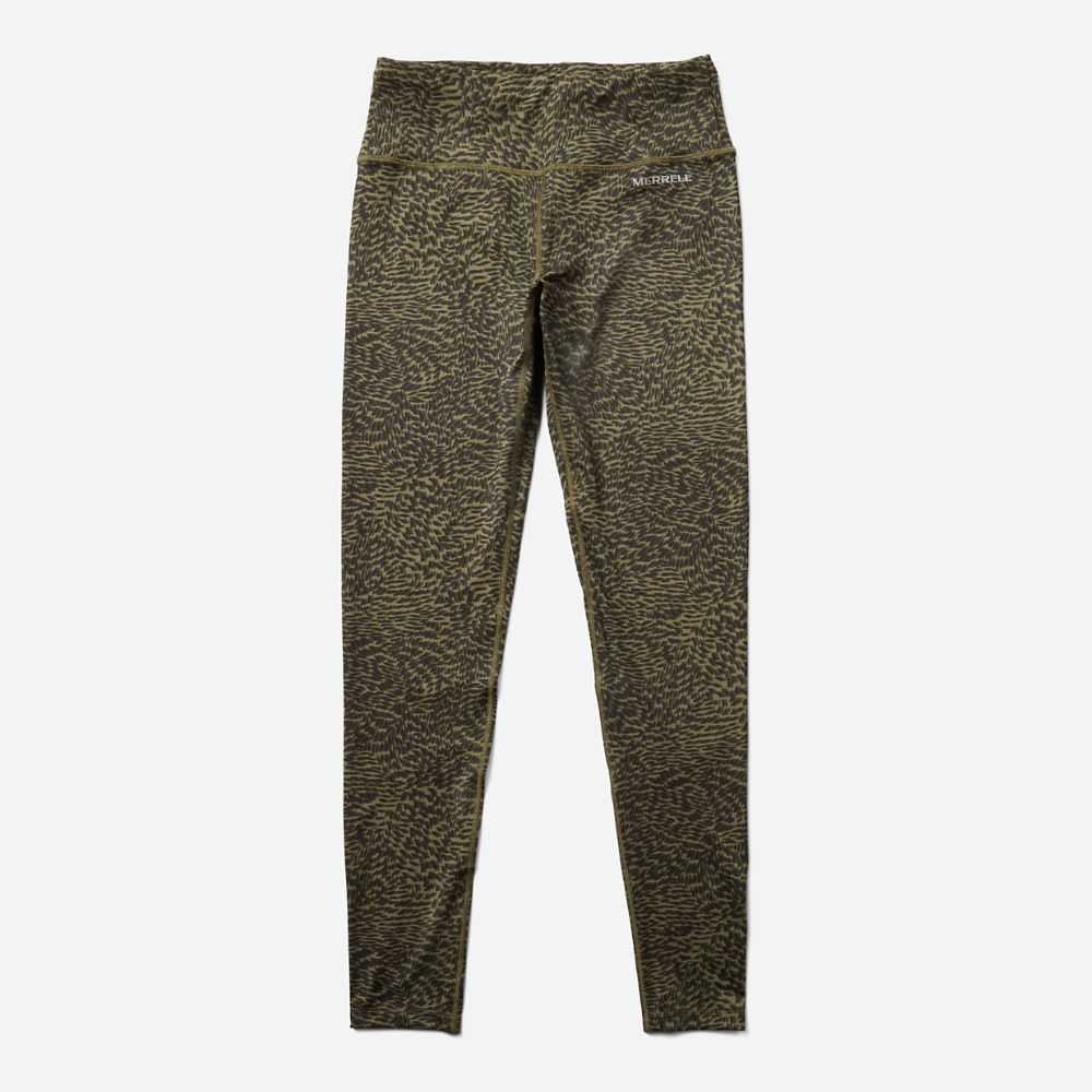 Women's Merrell Ever Move Leggings Olive Camo | Israel-143978