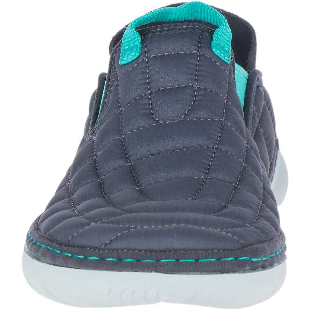 Women's Merrell Hut Moc Sneakers Dark Blue | Israel-1093768