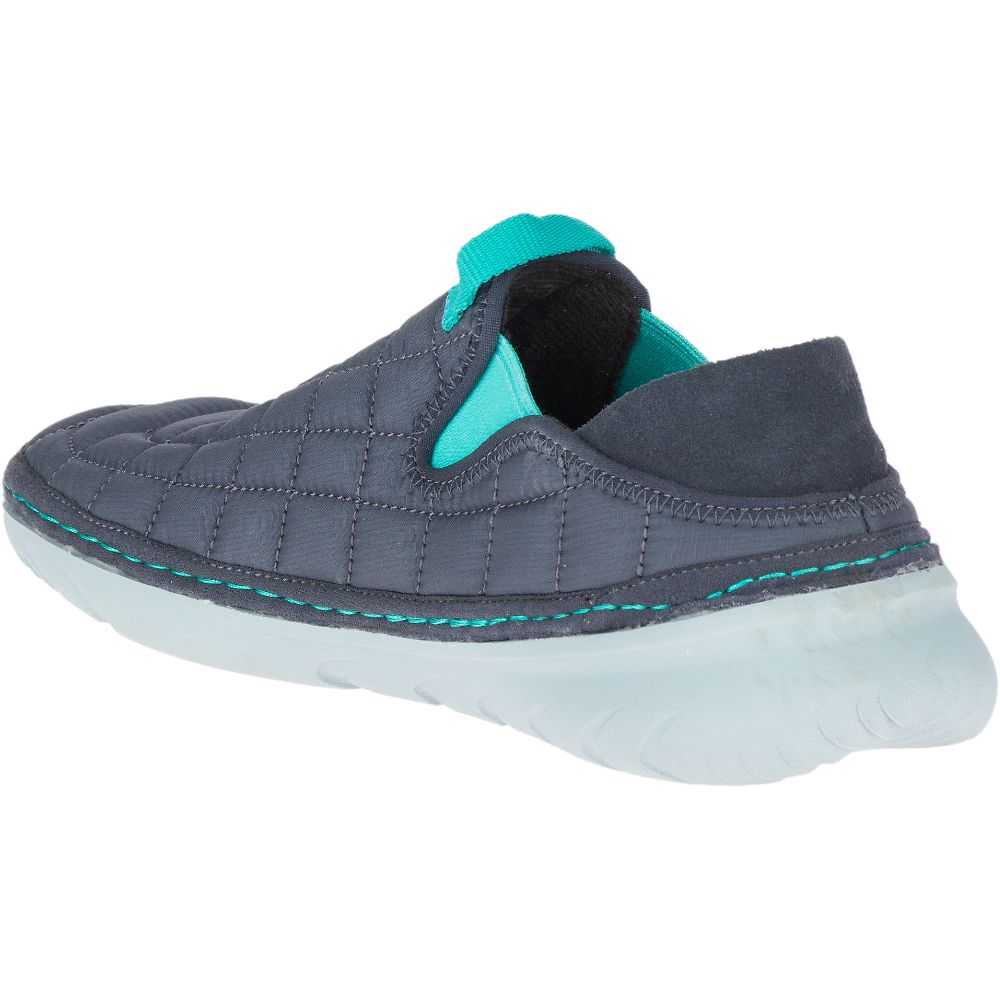 Women's Merrell Hut Moc Sneakers Dark Blue | Israel-1093768