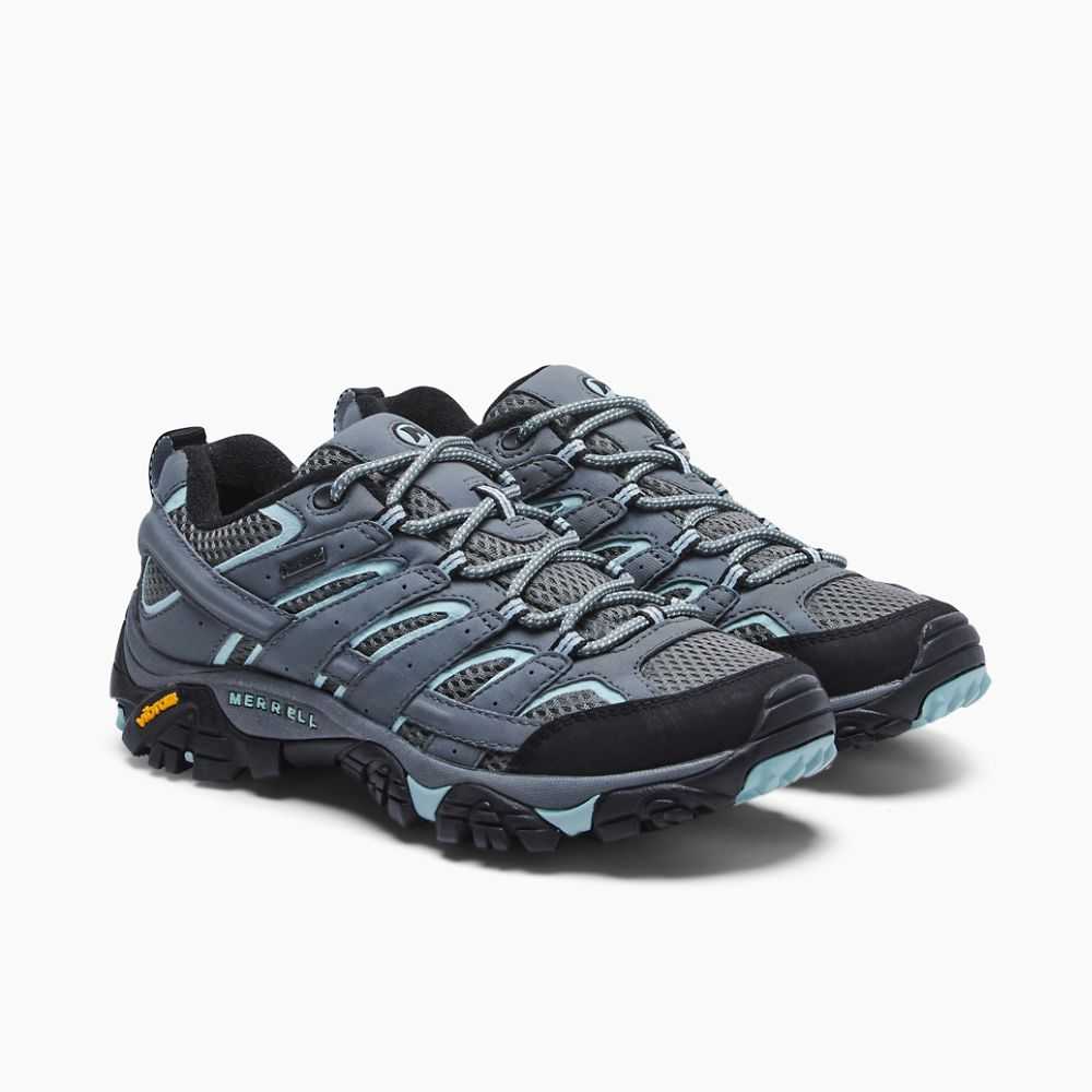 Women's Merrell Moab 2 GORE-TEX® Hiking Shoes Olive | Israel-190283