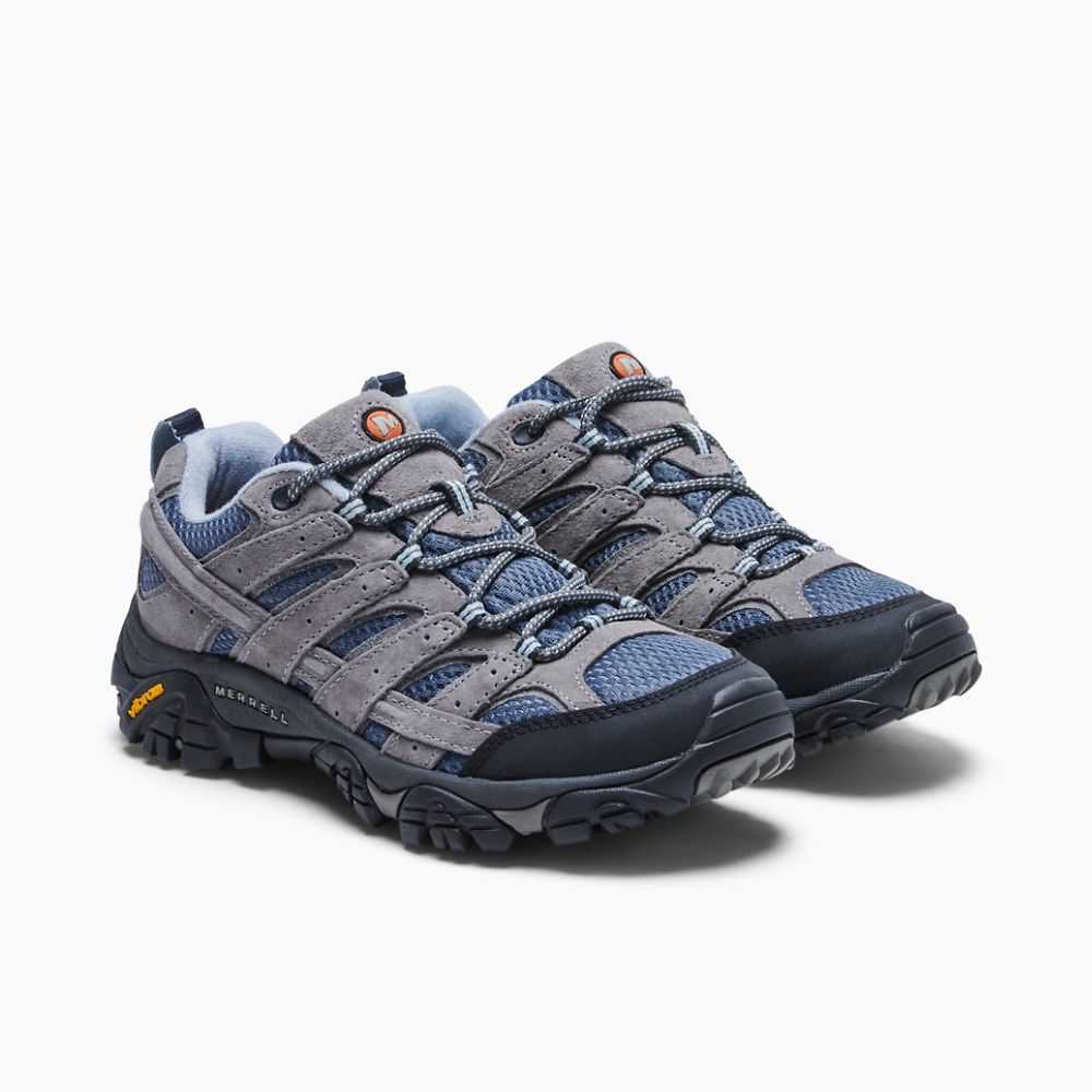 Women's Merrell Moab 2 Ventilator Hiking Shoes Grey | Israel-076381