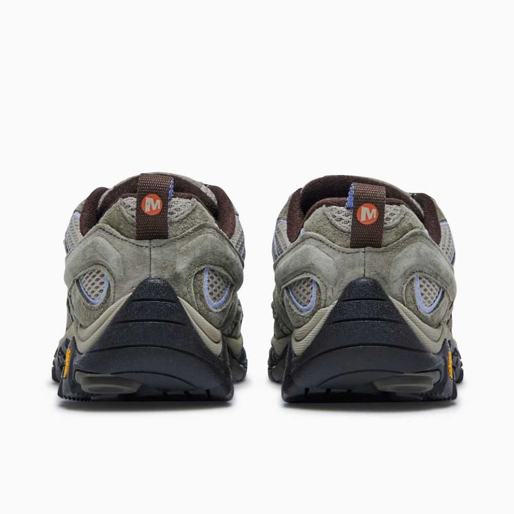 Women's Merrell Moab 2 Waterproof Hiking Shoes Olive | Israel-3041827