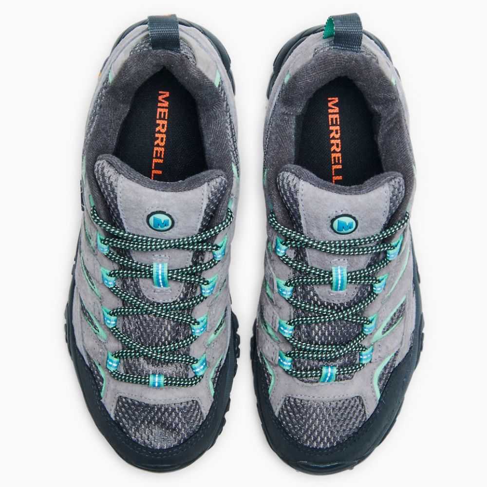 Women's Merrell Moab 2 Waterproof Hiking Shoes Light Grey | Israel-781362