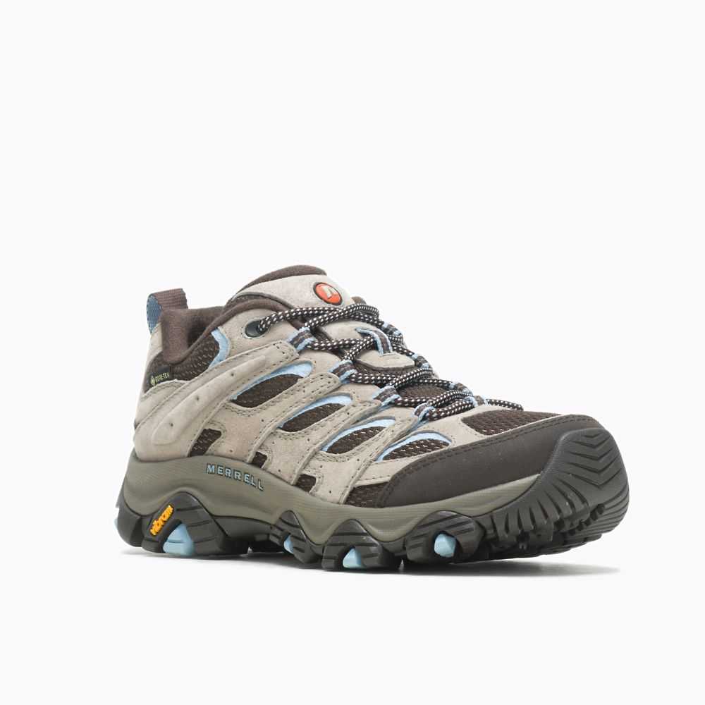 Women's Merrell Moab 3 GORE-TEX® Hiking Shoes Grey | Israel-6297418