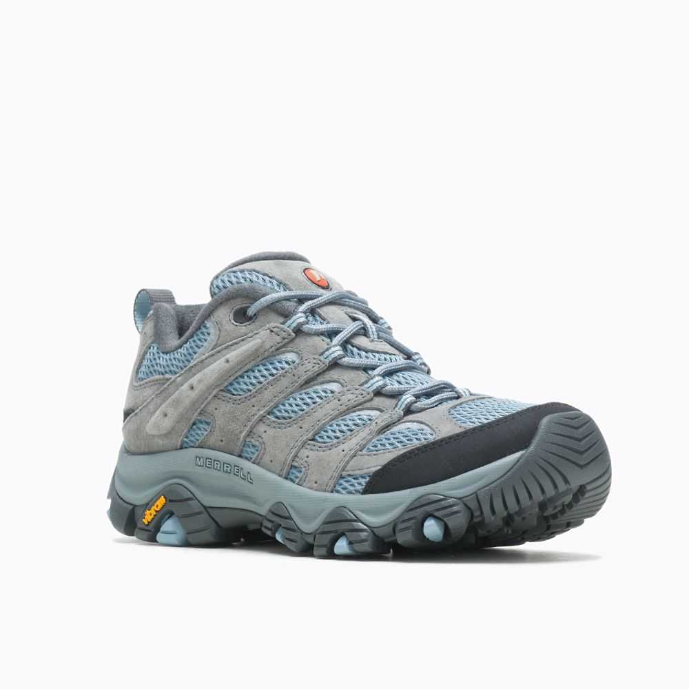 Women's Merrell Moab 3 Hiking Shoes Blue | Israel-132089