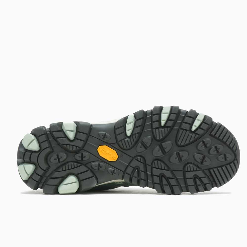 Women's Merrell Moab 3 Hiking Shoes White/Green | Israel-407318