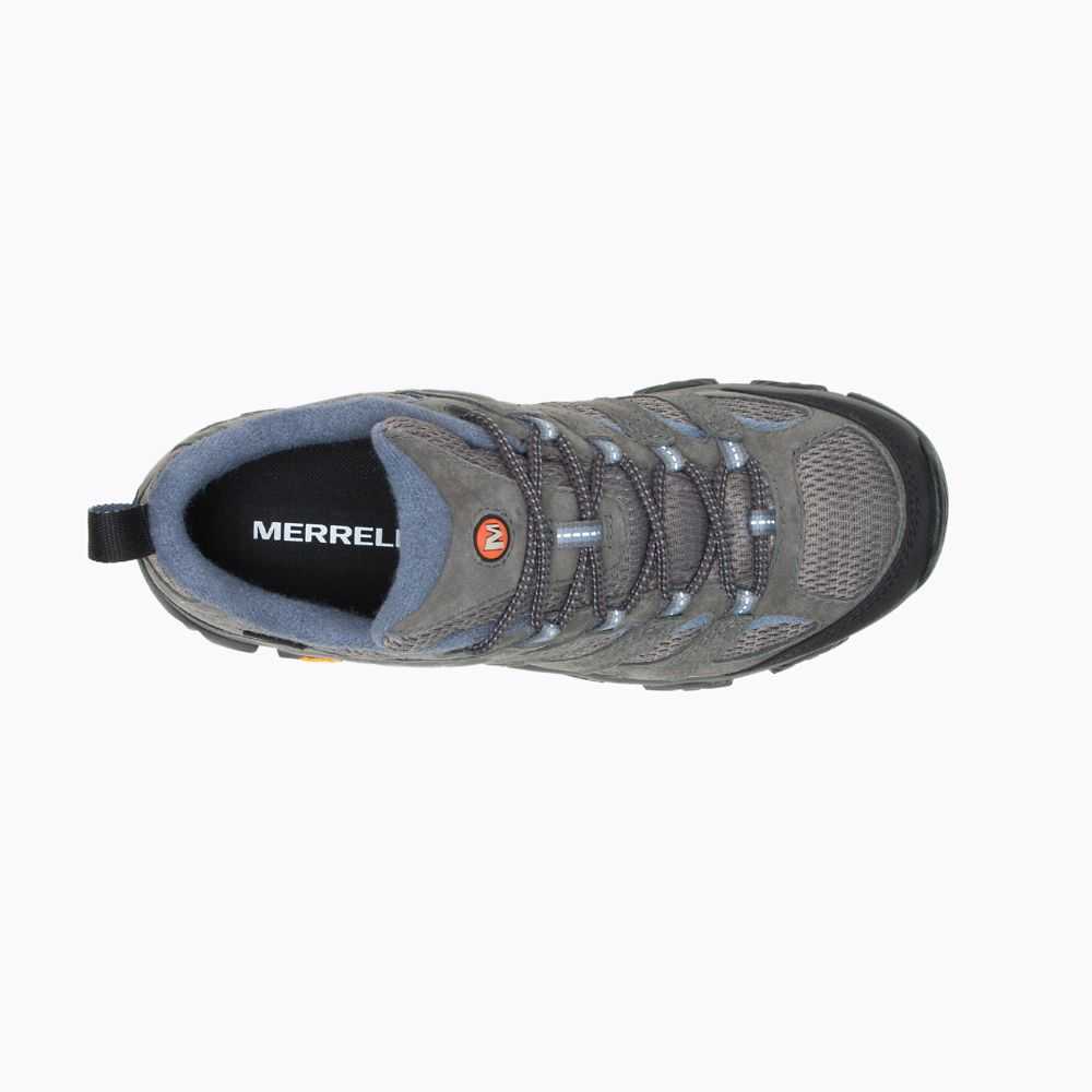 Women's Merrell Moab 3 Waterproof Hiking Shoes Grey | Israel-143670