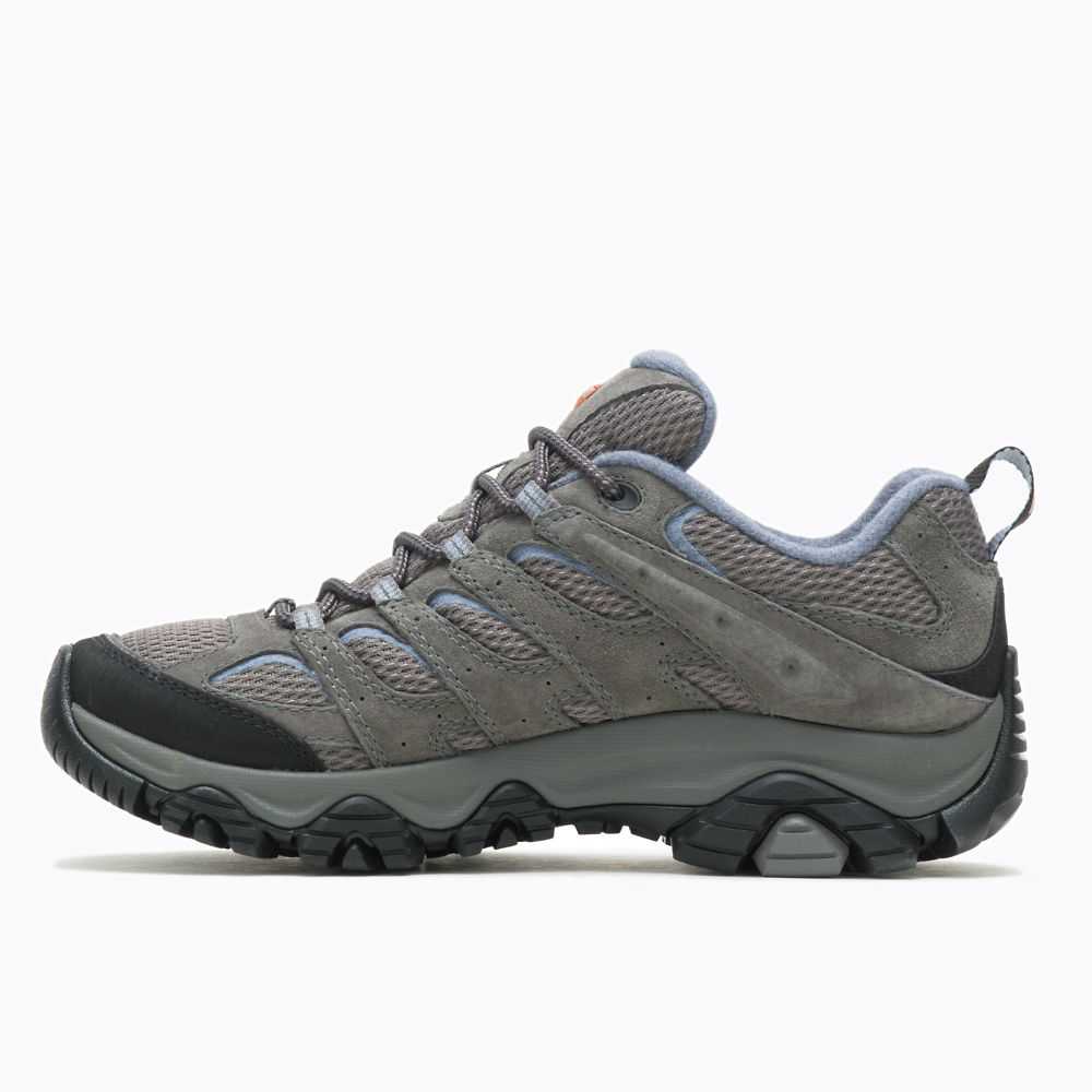 Women's Merrell Moab 3 Waterproof Hiking Shoes Grey | Israel-143670