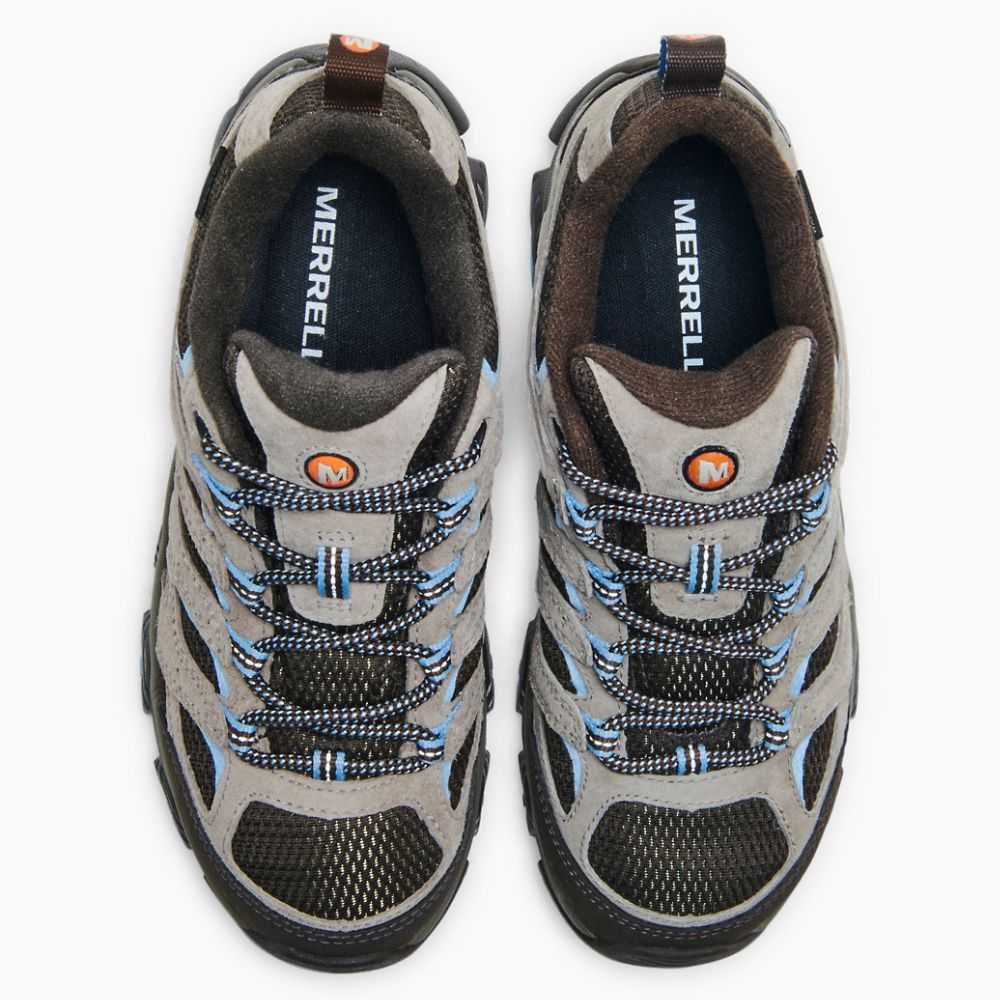 Women's Merrell Moab 3 Waterproof Hiking Shoes Grey | Israel-268973