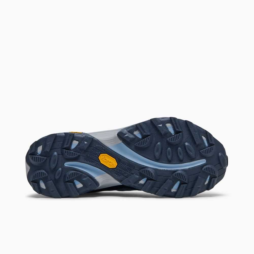 Women's Merrell Moab Speed GORE-TEX® Sneakers Blue/Grey | Israel-2307964