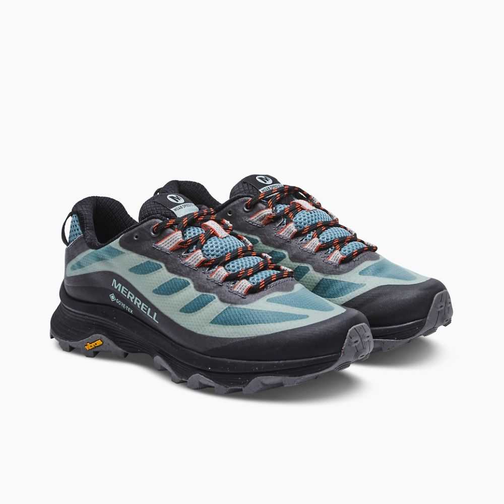 Women's Merrell Moab Speed GORE-TEX® Sneakers Turquoise | Israel-2947083