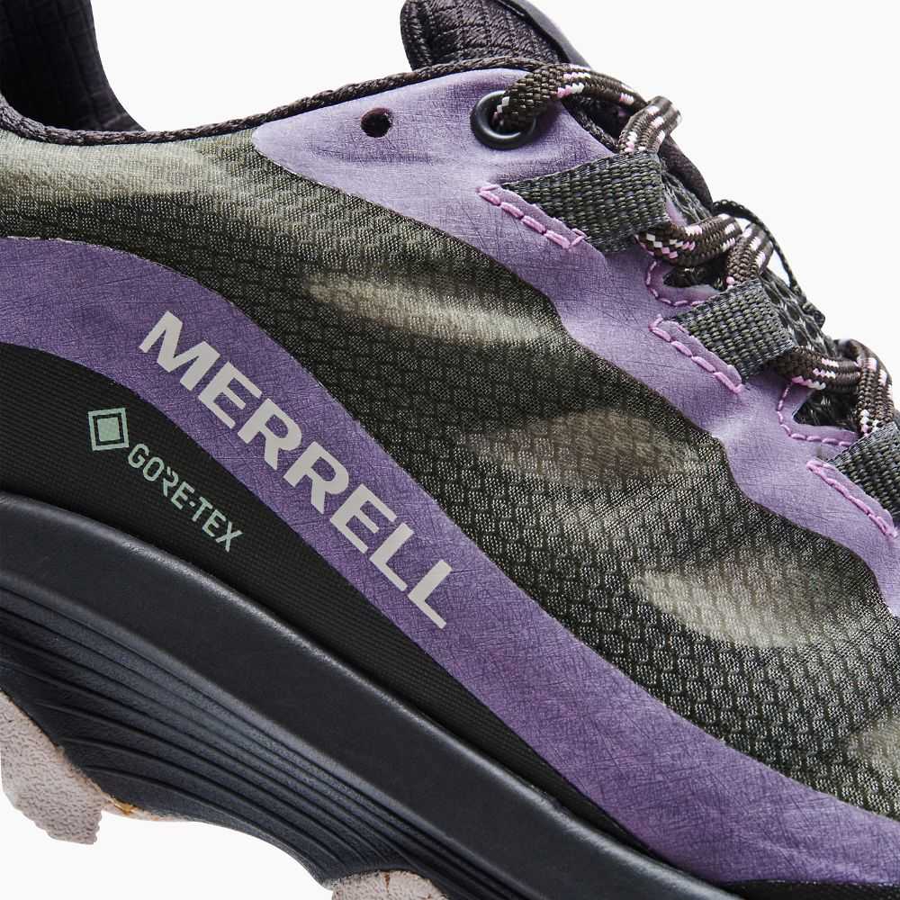 Women's Merrell Moab Speed GORE-TEX® Sneakers Dark Green | Israel-7021863