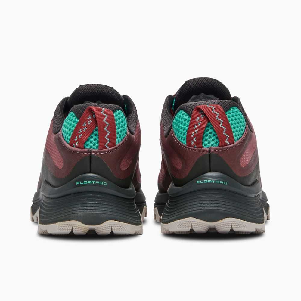 Women's Merrell Moab Speed Sneakers Burgundy | Israel-0713968