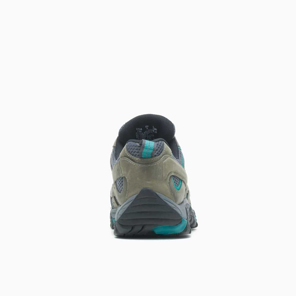 Women's Merrell Moab Vertex Vent Comp Toe Work Shoes Dark Green | Israel-679843